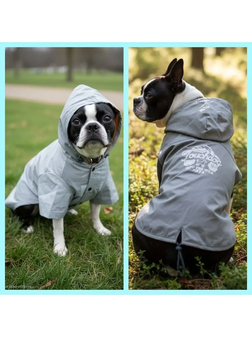 Dog Raincoat Large Reversible #DGC7